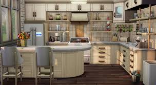 A Cozy Kitchen No Cc Is Used Sims 4 Kitchen Sims 4 House Design Sims House