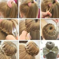 Braided Ballerina Bun Hair Tutorial Little Girl Hairstyles Cute Buns Cute Bun Hairstyles Hair Styles
