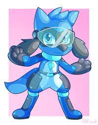 In my hopes, riolu and hippopotas are going to be in ash's team. Rio Team Cyberpunk On Twitter This Was A Commission For Dragons0ulz Thank You Very Much Commission Pokemon Riolu
