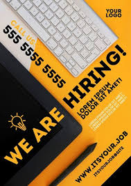 We Are Hiring Poster Online Jobs Hiring Poster Job
