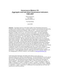 It also reviews the change management aspects. Http Info Worldbank Org Governance Wgi Pdf Governancemattersvii Pdf