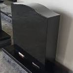Black Granite Headstones (2-0x0-6x2-0 | P5) with Base