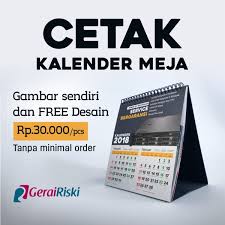 Cetak kalender dinding murah dan cepat, pemesanan bisa online. Cetak Kalender Meja 2020 Dengan Gambar Sendiri Dan Free Desain Shopee Indonesia