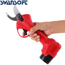 Shandong chufeng heavy industry machinery group co.,ltd. China Swansoft Battery Powered Pruning Shears Electric Scissors For Garden China Multifunctional Electric Garden Branch Scissors For Orchards