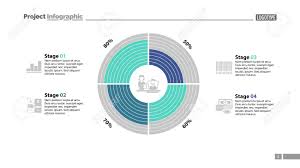 Four Stages Comparison In Circle Diagram Template Business Data