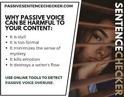 It uses three words whereas the second when you use the passive voice, be sure that it's the best way to say what you. Passive Voice Fixer Tool Is Passive Voice Such A Big Deal