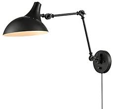 Get it by friday, jun 4. Danxu Industrial Black Plug In Wall Mount Wall Sconce Swing Arm Wall Lamp Amazon Com Swing Arm Wall Lamps Wall Lamp Lamp