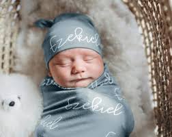 Customized Boy Hat and Blanket