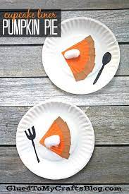 Cupcake Liner Pumpkin Pie Card Thanksgiving Kid Craft Thanksgiving Crafts For Kids Thanksgiving Kids Crafts For Kids