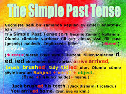 The Simple Past Tense Designed By Hasan Sinan Ppt Download