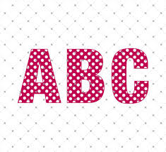 By purchasing you are agreeing to the following terms and use:you may. Svg Cut Files For Cricut And Silhouette Polka Dot Alphabet Files Svg Cut Studio