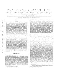 Was sent an online assessment on codesignal with 2 weeks to complete it. Pdf Deep Dive Into Anonymity A Large Scale Analysis Of Quora Questions