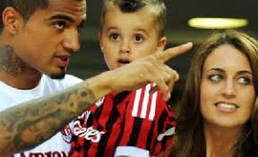 He also has the name of his wife and boy tattooed on his body. Kevin Prince Boateng S Wife Melissa Satta Not Bothered By Miss Boateng Tag
