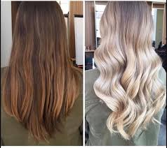 Long hair can easily be put up into a ponytail, bun or braid if you want to change up your look. Dying Blond Hair Brown Novocom Top