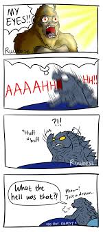 For godzilla's return, it was decided to give the king of the monsters a newly revamped look. Procrastination Godzilla S New Hair But Things Did Not Turn Out