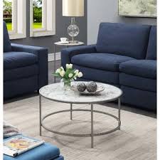They serve the best coffee in. Convenience Concepts Gold Coast Faux Marble Round Coffee Table