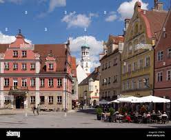 Memmingen city center, Bavaria, Germany, Europe Stock Photo - Alamy