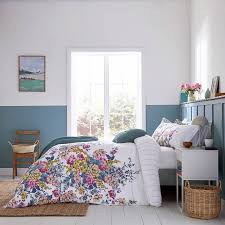 Linen duvet cover in cream natural linen queen king full size quilt cover vegan neutral linen amourlinen. Cambridge Floral King Duvet Cover Set Cream Brandalley