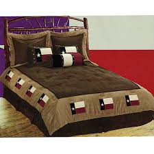 Complete with everything you need to make your bed including a coordinated fitted sheet, pillowcase, a cushy comforter + carry bag for. Texas Flag Western Comforter Bedding Set Full
