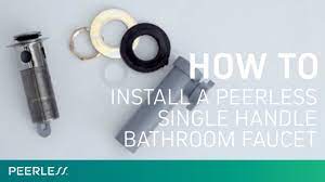 How do you repair a peerless shower faucet? How To Install A Peerless Single Handle Bathroom Faucet Youtube