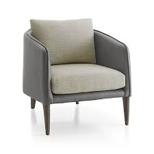 Rhys Leather Bench Seat Chair Crate And Barrel In 2020 Leather Bench Seat Leather Chairs Bedroom Chair