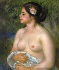 Pierre-Auguste Renoir Gabrielle with a Rose Painting Reproductions, Save  50-75%, Free Shipping, ArtsHeaven.com