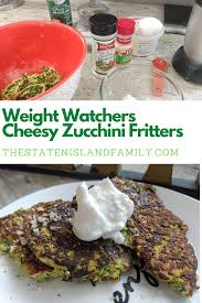 Weight watchers zucchini bites recipe with bacon, onion, carrots, eggs, heavy cream, parmesan cheese, and flour. Weight Watchers Cheesy Zucchini Fritters