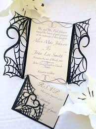 Halloween Wedding Invitations Spider Web Halloween Wedding Invitations Halloween Themed Wedding Wedding Party Invites