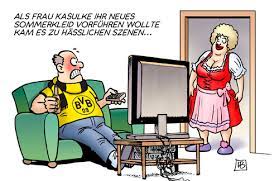 May 23, 2021 · die u23 von borussia dortmund ist wieder zurück auf platz eins der regionalliga west. Bvb Vs Fcb Von Harm Bengen Sport Cartoon Toonpool