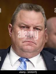 United States Senator Jon Tester (Democrat of Montana) speaks to reporters  in the Capitol in Washington, DC, USA, Thursday, February 9, 2023. Photo by  Julia Nikhinson/CNP/ABACAPRESS.COM Stock Photo