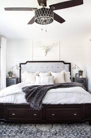 When deciding on a ceiling fan for your bedroom, the best bedroom model will be quiet and provide optimum air movement, among other things. Rustic Modern Master Bedroom Reveal And Sources Bless Er House