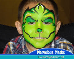 Marvelous Masks Christmas Face Painting for Holiday Parties