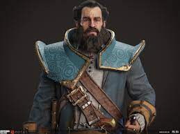 Artstation Kunkka Artem Artificial Artem Illustration Character Design Dota 2