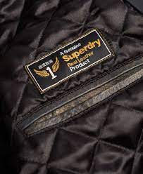 Superdry Cazadora De Cuero Endurance Speed Cazadora Cuero Chaquetas De Cuero Negras Chaquetas