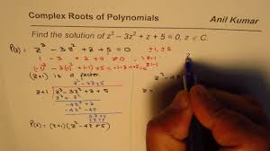 A x 2 + b x + c = 0 and a x 2 − b x + c = 0. Find Complex Roots Of A Cubic Equation Z 3 3z 2 Z 5 0 Youtube