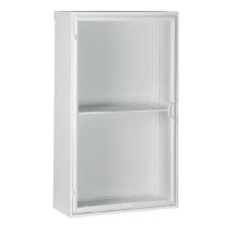 Wall Cabinet 1 Shelf Brooklyn White
