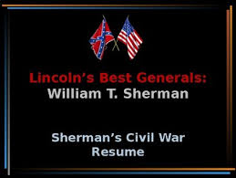 sherman's civil war resume