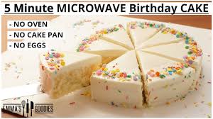 How about birthday treats for work? 5 Minute Birthday Cake When You Forget Someone S Birthday Youtube