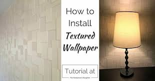 Looking to add a wallpaper accent wall to your home? Textured Wallpaper Accent Wall Master Bedroom Update The Handyman S Daughter