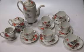 Shop cambridge mugs from cafepress. A Coffee Set By Samurai 6 Coffee Cups Auctions Price Archive