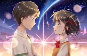 Anime Your Name Mitsuha Miyamizu Taki Tachibana Kimi No Na Wa Wallpaper Kimi No Na Wa Your Name Anime Kimi No Na