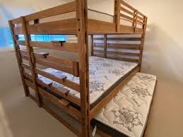 See more ideas about bunks, bunk beds, double bunk beds. Double Top Double Bottom Bunk Beds With Double Trundle Bed Ontario