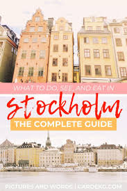 Since bradley and i visited stockholm in winter, i thought it would be fitting to produce a stockholm attractions guide based on the best things to do during the winter season. 4 Days In Stockholm What To Do See And Eat Pictures Words Stockholm Travel Sweden Travel Scandinavia Travel
