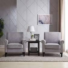 Monroe Fabric Club Chair 2 Pack Gray Club Chairs Fabric Seat Attached Seating