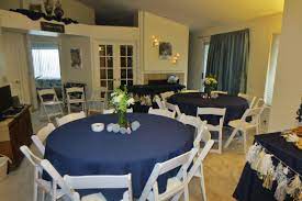 Small Spaces Party Navy Silver White Wolfpack Unr Small Spaces Home Decor Dining Table