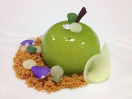 Pomme Rubinette Granite Celeri Branche Et Pomme Verte Pastry Art Food Desserts