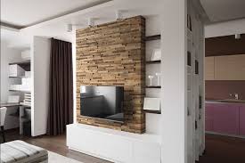 La plaquette de parement bois wodewa est un revêtement de mur sous forme de plaquettes de parement simples à installer. Comment Decorer Le Mur Tv Avec Du Bois Idee Deco Salon