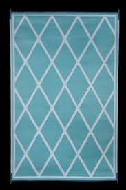 9' x 12' reversible patio rug. Faulkner 68902 Reversible Rv Outdoor Mat Turquoise White Diamond Design 9 X 12