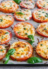 Baked Tomatoes Are A Super Quick And Super Easy Side Dish Or Appetizer For Any Occasion These Cheesy Baked Tomatoes Wit Veggie Dishes Side Dishes Easy Recipes