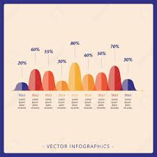 editable template of mountain data chart representing nine mountains